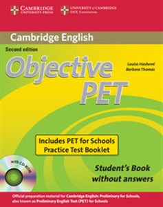 Objective PET Student's Book without answers + CD - Księgarnia UK