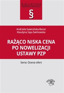 Rażąco niska cena po nowelizacji ustawy Pzp - Księgarnia Niemcy (DE)