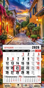 Kalendarz 2026 Jednodzielny mini z magnesem Romantico KTJ-2 V34 - Księgarnia Niemcy (DE)