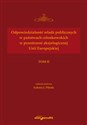 Odpowiedzialność władz publicznych w państwach członkowskich w przestrzeni aksjologicznej Unii Europejskiej