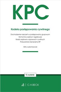 KPC Kodeks postępowania cywilnego oraz ustawy towarzyszące - Księgarnia Niemcy (DE)