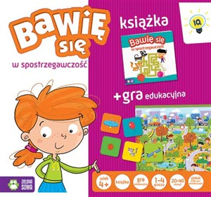 Bawię się w spostrzegawczość Książka + Gra