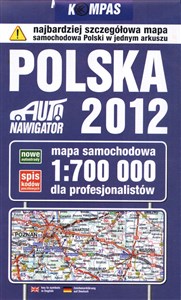 Polska Mapa samochodowa dla profesjonalistów