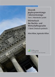Słownik języka prawniczego i ekonomicznego Tom I niemiecko-polski - Księgarnia Niemcy (DE)