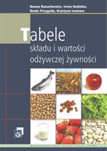 Tabele składu i wartości odżywczej żywności - Księgarnia UK