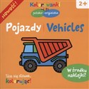 Pojazdy Kolorowanki polsko-angielskie z naklejkami