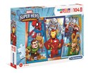 Puzzle 104 Supercolor Maxi Marvel Super Hero Adventures - 