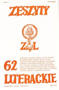 Zeszyty literackie 62 2/1998