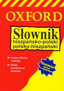Słownik hiszpańsko-polski, polsko-hiszpański Oxford - Księgarnia Niemcy (DE)