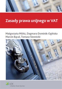 Zasady prawa unijnego w VAT - Księgarnia Niemcy (DE)