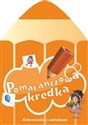 Pomarańczowa kredka Kolorowanka z naklejkami - Sylwia Chojecka
