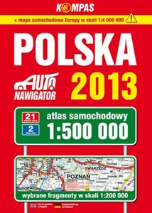 Polska Atlas samochodowy 1:500 000 - Księgarnia UK