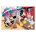 Puzzle 4w1 Minnie z przyjaciółmi - 