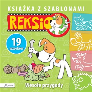 Reksio Wesołe przygody Książka z szablonami