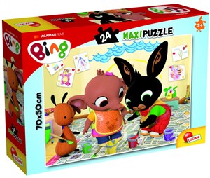 Puzzle Maxi Bing Atak sztuki! 24