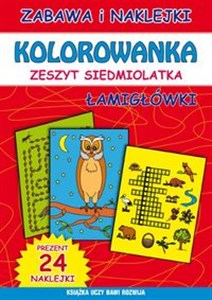 Kolorowanka zeszyt siedmiolatka Łamigłówki