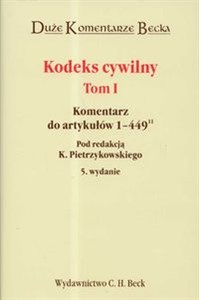 Kodeks cywilny t.1 