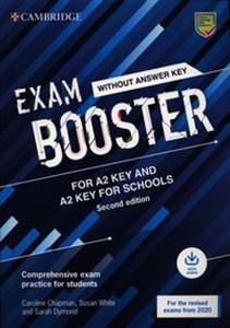 Exam Booster for A2 Key and A2 Key for Schools without Answer Key with Audio for the Revised 2020 Exams - Księgarnia UK