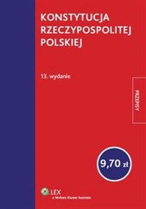 Konstytucja Rzeczypospolitej Polskiej Przepisy - Księgarnia UK