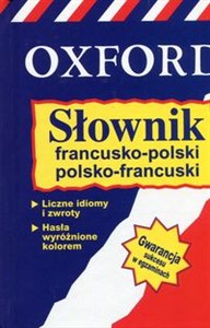 Słownik francusko-polski Oxford nowy - Księgarnia UK