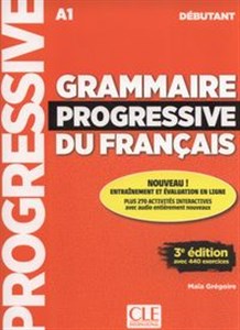 Grammaire progressive du français Livre + CD + Livre-web 100% interactif - Księgarnia UK