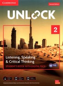 Unlock 2 Listening, Speaking and Critical Thinking Student's Book with Digital Pack - Księgarnia UK