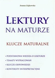 Lektury na maturze klucze maturalne - Księgarnia Niemcy (DE)