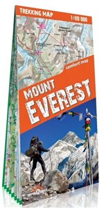 Mount Everest laminowana mapa trekkingowa Skala: 1:30 000; 1:100 000; 1:110 000