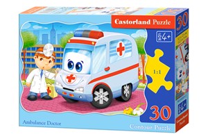 Puzzle konturowe Ambulance Doctor 30