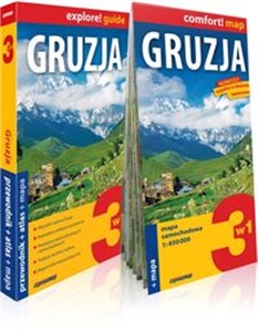 Gruzja explore! guide 3w1: przewodnik + atlas + mapa - Księgarnia Niemcy (DE)