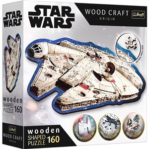 Puzzle drewniane Star Wars Sokół Millennium 160