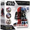Puzzle Drewniane Konturowe - Darth Vader 160 - 