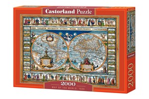 Puzzle Map of the World 2000  - Księgarnia UK