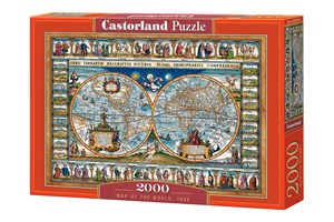 Puzzle Map of the World 2000  - Księgarnia Niemcy (DE)