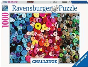 Puzzle 2D 1000 Challenge Kolorowe guziki 16563