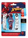 Zestaw zegarek cyfrowy z paskami do kolorowania Spiderman MV15531 