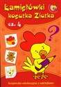 Łamigłówki Kogutka Ziutka część 4 Książeczka edukacyjna z naklejkami