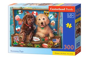 Puzzle Stowaway Pups 300