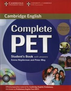 Complete PET Student's Book with answers +3CD