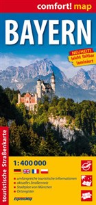 Bayern laminowana mapa samochodowo-turystyczna 1:400 000 - Księgarnia Niemcy (DE)