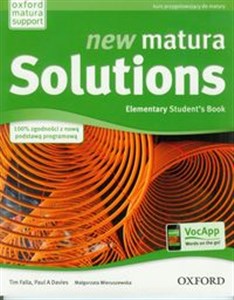 New Matura Solutions Elementary Student's Book