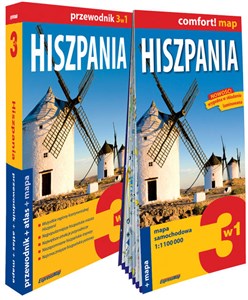 Hiszpania 3w1 przewodnik + atlas + mapa