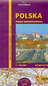 Polska Mapa samochodowa 1:750 000 - Księgarnia Niemcy (DE)