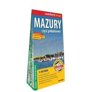 Mazury Część południowa laminowana mapa turystyczna 1:60 000  - Księgarnia Niemcy (DE)