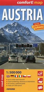 Austria mapa samochodowa 1:500 000