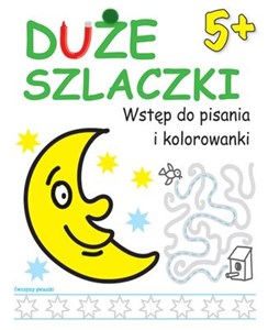 Duże szlaczki 5+ Wstęp do pisania i kolorowanki