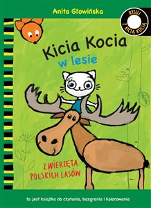 Kicia Kocia w lesie Kolorowanka