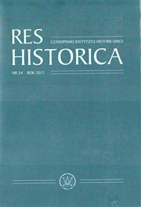 Res Historica T.34 