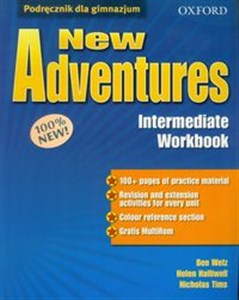 New Adventures Intermediate Workbook Gimnazjum