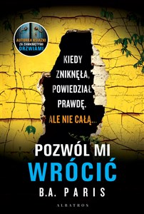 Pozwól mi wrócić - Księgarnia UK